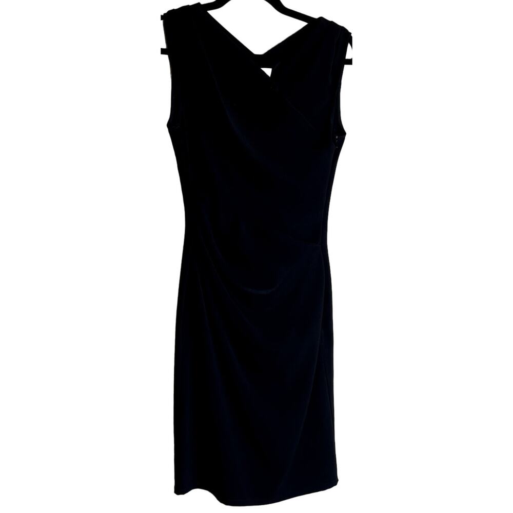 Moschino Cheap And Chic Sheath Dress Women Size 4 Black LBD Revenge Sleeveless